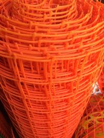 UV Resistant Anti Bird Netting , Orange HDPE Anti Deer Net For Greenhouse