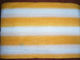 पीले और सफेद विरोधी यूवी बालकनी छाया नेट, एचडीपीई raschel उष्ण बुना हुआ जाल